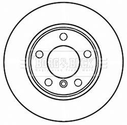 BORG & BECK Тормозной диск BBD5263